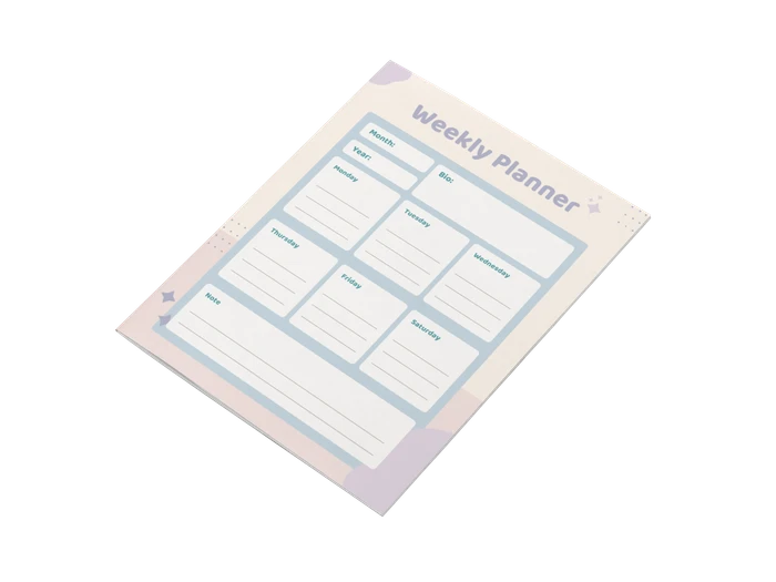 cute planner templates