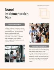 Cream Yellow Modern Finance Brand Management Proposal - Pagina 4