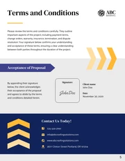 Roofing Bid Proposal Template - Página 5