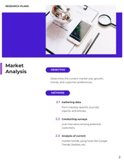 Blue Purple Landing Style Research Plan - صفحة 2