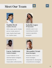 Simple Beige Fashion Brand Management Proposal - Seite 4