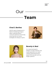 Black & White Modern Clean Minimalist Proposals Brand Management - Seite 3