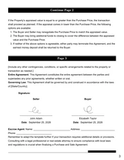 Minimalist Clean Black and White Purchase and Sale Agreement Contracts - صفحة 3