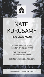 Cabin Realtor Business Card - صفحة 2
