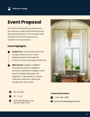 Cream and Navy Simple Minimalist Interior Design Proposal - Seite 5