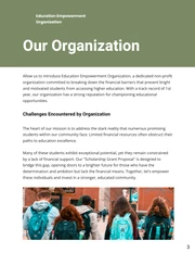 Olive Green and White Simple Modern Minimalist Grant Proposals - Página 3