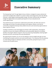 Nonprofit Program Grant Proposal - Page 3