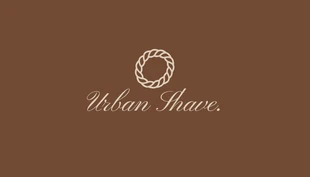 Free  Template: Carte De Visite Vintage classique de texture marron et crème