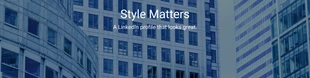 Free  Template: Wolkenkratzer LinkedIn Cover Banner