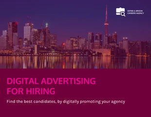 premium  Template: Neon Digital Einstellungsstrategie Weißbuch