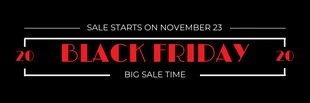 premium  Template: Black Friday Sale E-Mail-Banner