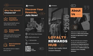 premium  Template: كتيب برنامج ولاء العملاء
