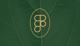 Free  Template: Carte De Visite Vintage esthétique de texture vert foncé et jaune