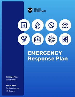 Free  Template: Notfallplan