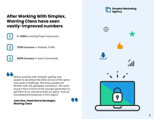 Playful Digital Marketing Case Study Template - Página 3
