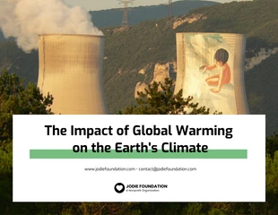 premium  Template: Modèle de proposition de consultation sur le réchauffement climatique pour les Blancs et les Verts