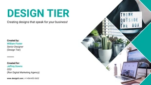 business  Template: Präsentation des Diamant-Logos