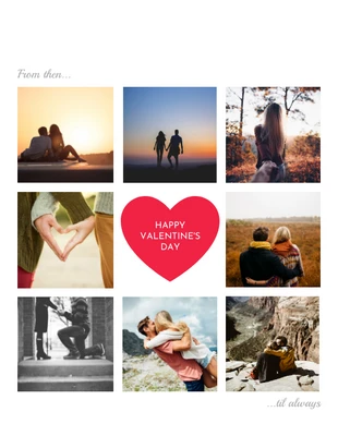 Free  Template: Biglietto di San Valentino fotografico