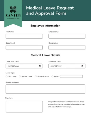 business interactive Template: Formulaires personnels simples modernes verts et blancs