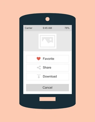 Free  Template: Wireframe de Muted Mobile