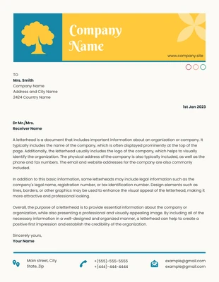 Free  Template: Crema claro Plantilla moderna con membrete
