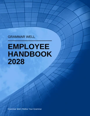Free  Template: Manual Simples do Funcionário Corporativo