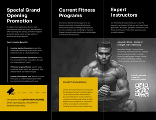 Fitness Center Grand Opening Brochure - Pagina 2