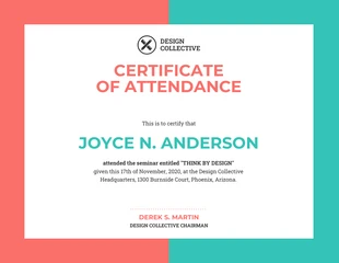 premium  Template: Certificat de participation dynamique