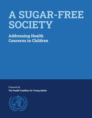 Free  Template: Weißbuch zur Gesundheitspolitik der Blauen Regierung