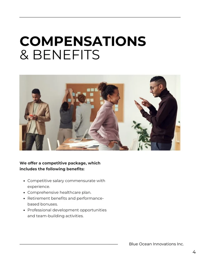 Black And White Minimalist Design Job Proposal - Página 4