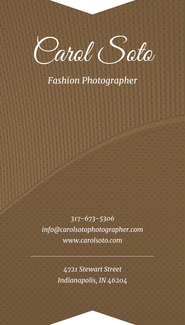 Elegant Photographer Business Card - صفحة 1