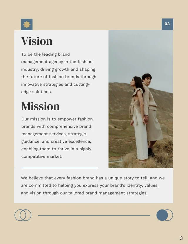 Simple Beige Fashion Brand Management Proposal - Seite 3