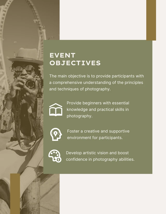 Green And Brown Modern Minimalist Workshop Event Proposal - Seite 3