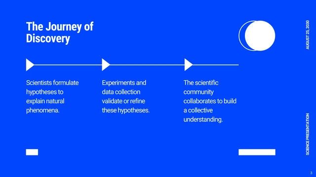 Vibrant Blue Science Presentation - Pagina 3