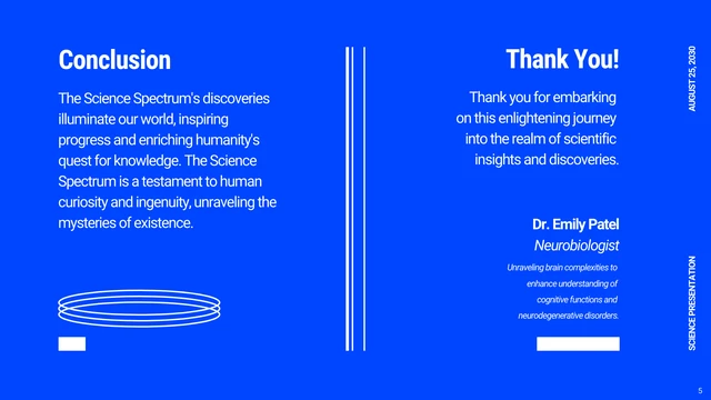Vibrant Blue Science Presentation - Pagina 5