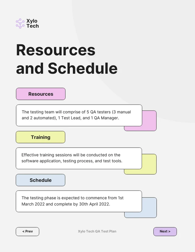 Clean Colorful Test Plan - صفحة 4