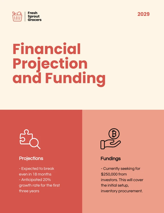 Beige And Red Small Business Plan - Seite 5
