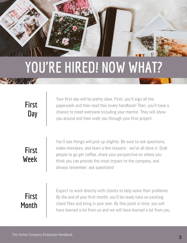 Simple Agency Employee Handbook - صفحة 5