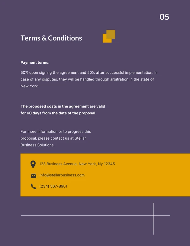 Grey And Purple Pattern Abstract Services Proposal - Página 5