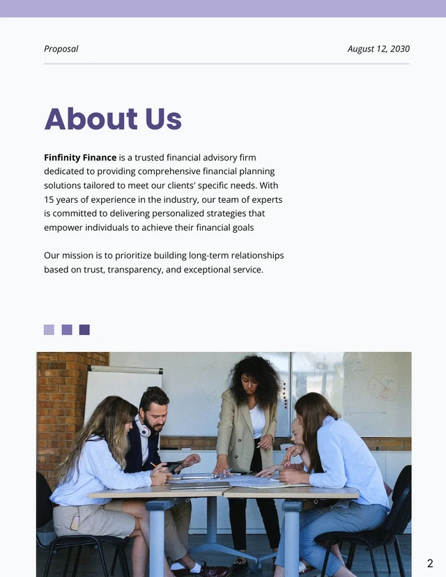 Financial Planning Proposals - صفحة 2
