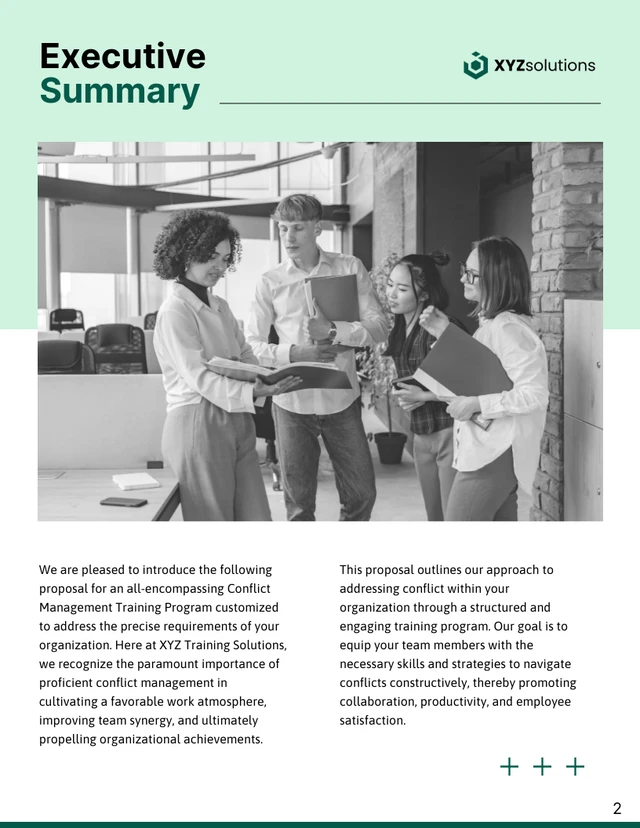 Conflict Management Training Proposal Template - Página 2